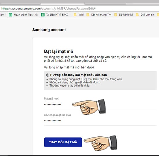Hướng dẫn khôi phục mật khẩu Samsung Account