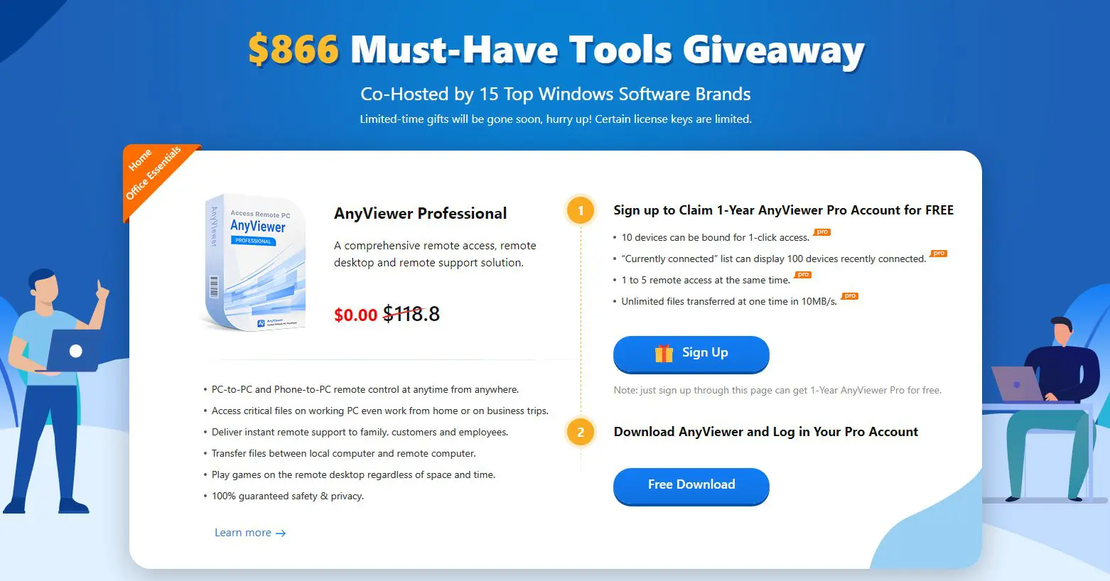 anyviewer giveaway get best remote desktop software and other must have tools for free 1 1