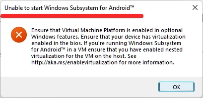fix virtualization not enabled 02 2