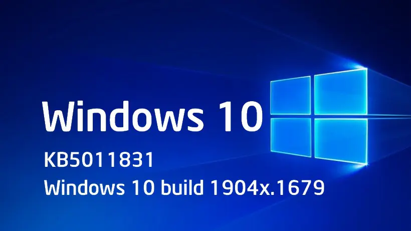 kb5011831 cho windows 10 build 1904x 1