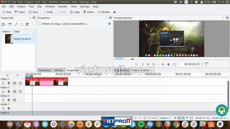 kdenlive free video editor on ubuntu 1