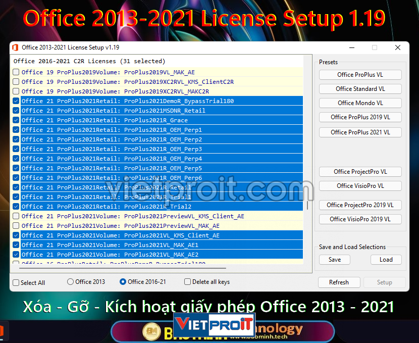 office 2013 2021 license setup 1 1