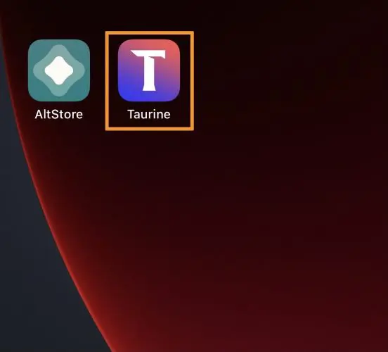 launch taurine jailbreak app 552x500 1