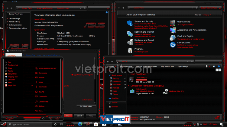 windows 10 rog edition 2020 full version screenshot 3