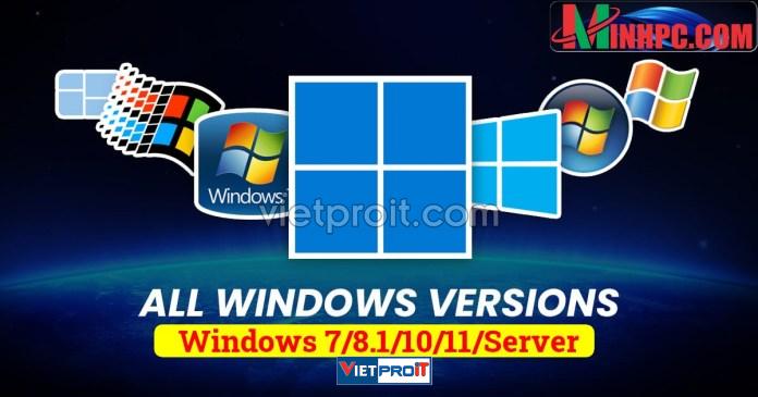 all windows versions 1